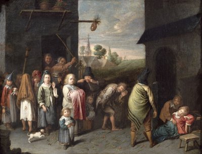 Ein Charivari von David II Ryckaert